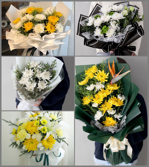 贵州遵义赤水市文华街道双龙村白事花束代送